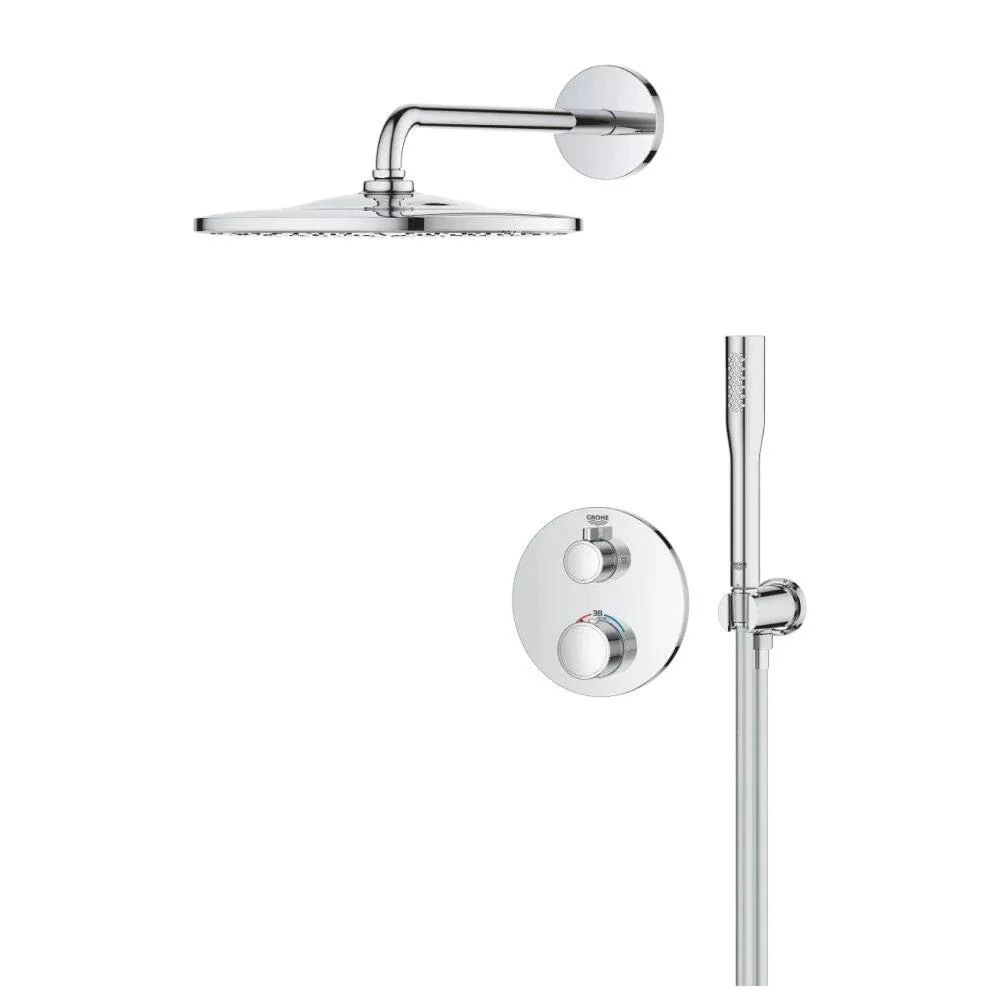 Grohe Grohtherm rejtett zuhanyrendszer, Rainshower Mono 310 fejzuhany készlet (34869000)