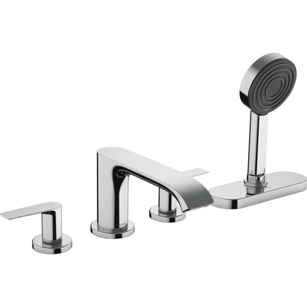 Hansgrohe Vivenis 4 lyukú, peremre szerelhető kádcsaptelep sBox-szal (75444000)