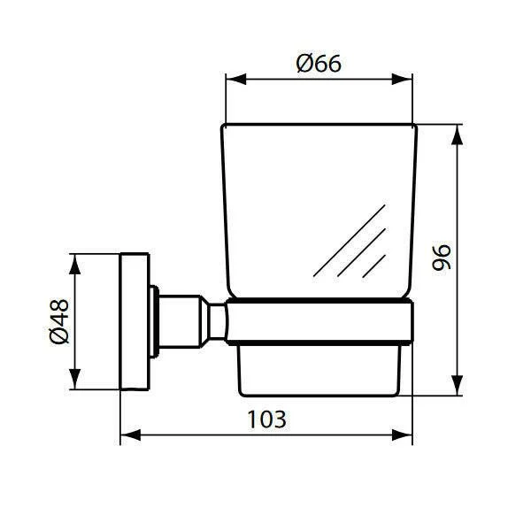 Ideal Standard IOM fürdőszobai kiegészítő készlet: WC kefe + tartó, üvegpohár + tartó, szappantartó (A9245XG)