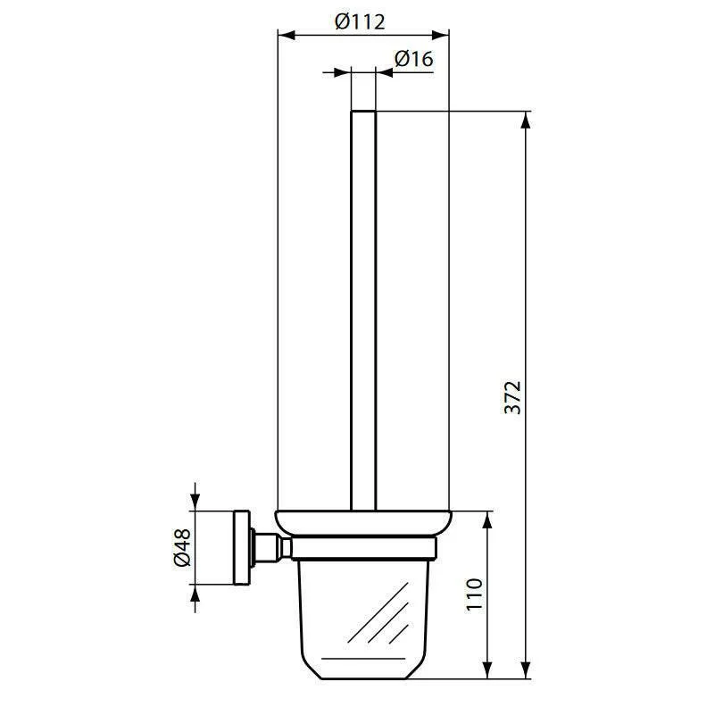 Ideal Standard IOM fürdőszobai kiegészítő készlet: WC kefe + tartó, üvegpohár + tartó, szappantartó (A9245XG)