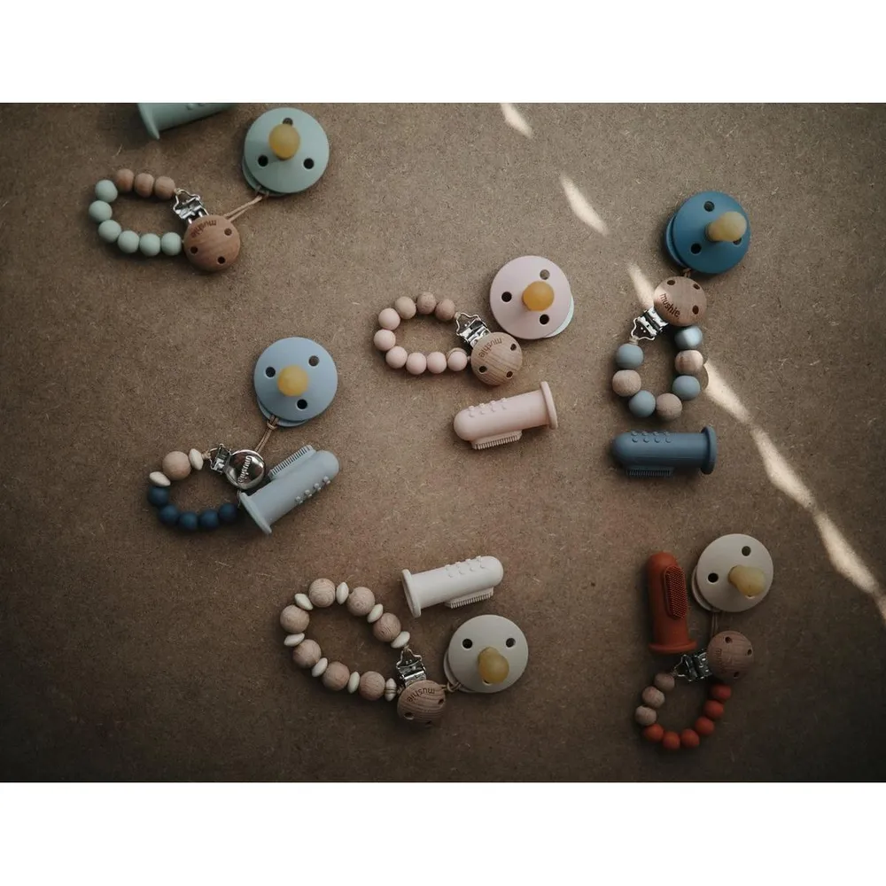 Mushie 2 első ujj ecsetek Stone &, Tradewinds