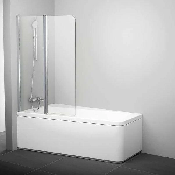 Ravak 10CVS2 100 kádparaván szatén + transparent balos ( 7QLA0U03Z1 )