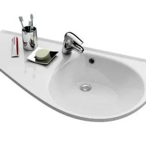 RAVAK Avocado Comfort mosdó 95x53 balos nyíllással fehér ( XJ9L1100000 )