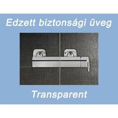 Ravak PDOP2-100 zuhanyajtó krómhatású + transparent ( 03GA0C00Z1 )