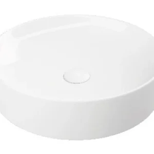 Sanovit LUCENTE - PULTRA ültethető - Top Counter - porcelán mosdó - O - Ø 43 cm