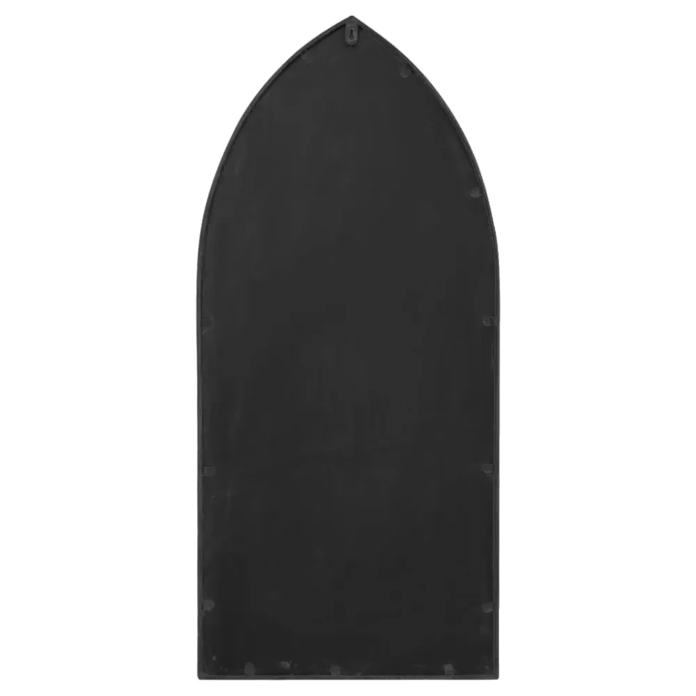 vidaXL fekete vas tükör beltéri használatra 70 x 30 cm