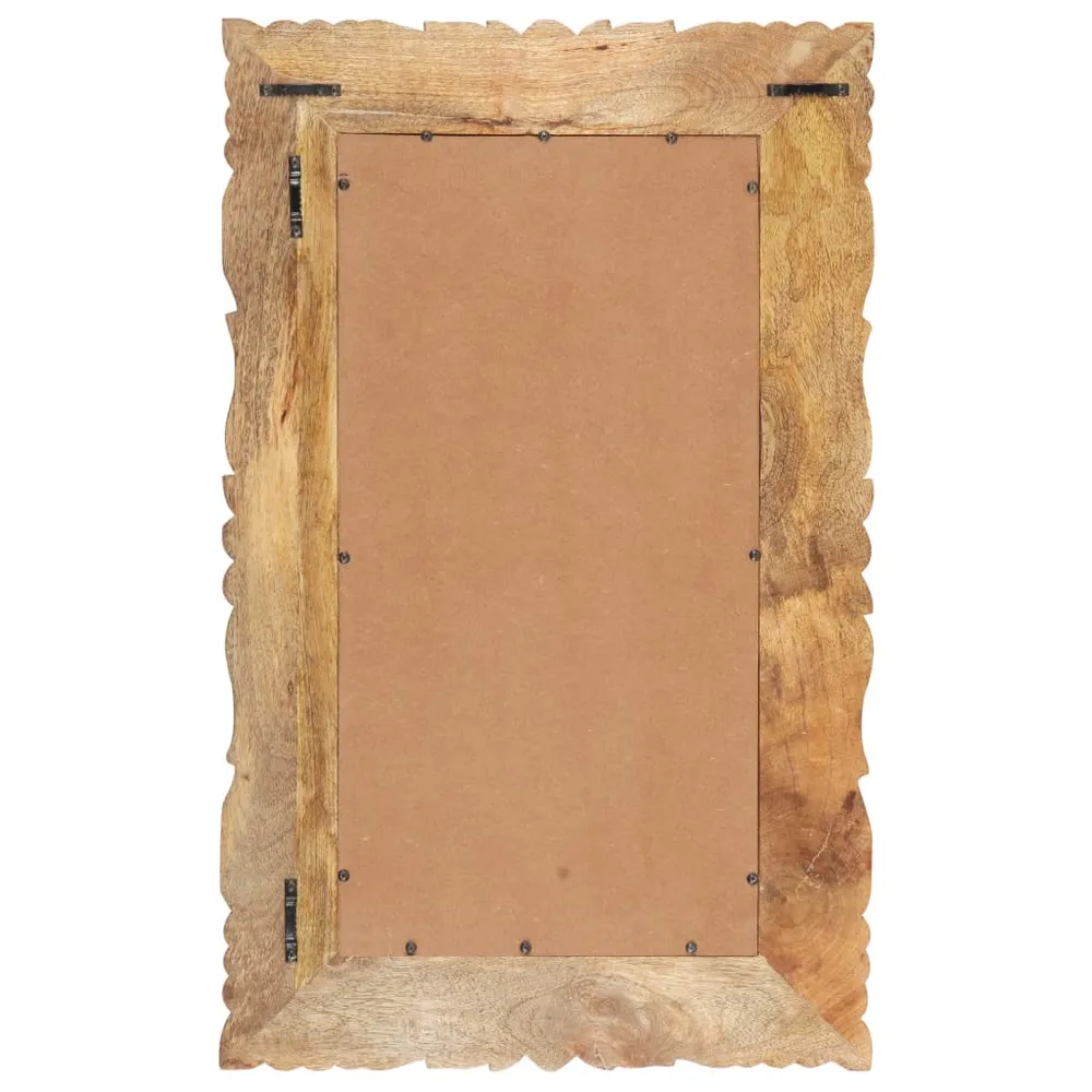 vidaXL tömör mangófa tükör 80 x 50 cm