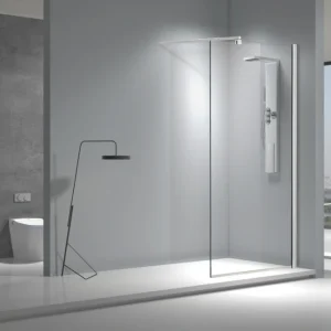 Viva AQUA Max WALK zuhanyfal - 8 mm vízlepergető víztiszta üveg - 140 x 200 cm