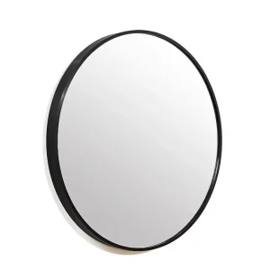 Viva AURA DELTA fürdőszoba tükör - érintőkapcsolóval - FEKETE - LED - KEREK- átmérő 60 cm