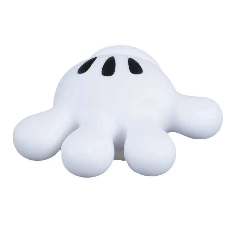 Vivimall fürdőszobai tartó, többfunkciós, fogkeféhez/kábelhez, PVC-ből, tapadókorongos, Mickey egér kesztyű modell, 7 x 6,...