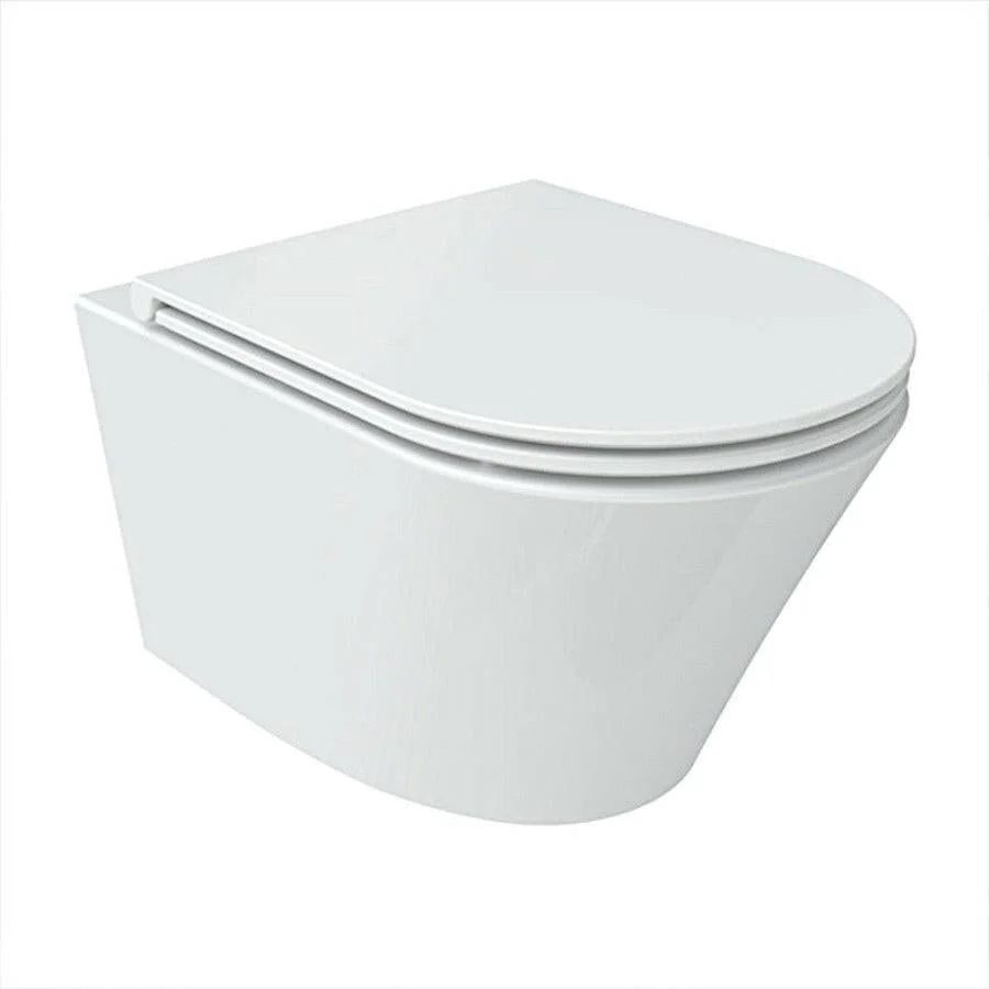 Wellis Clement fali rimless WC-csésze fehér színben, perem nélküli kivitel (WF00016)