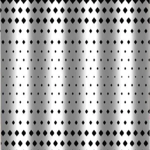 Zuhanyfüggöny - BLACK AND WHITE - Impregnált textil - 180 x 200 cm