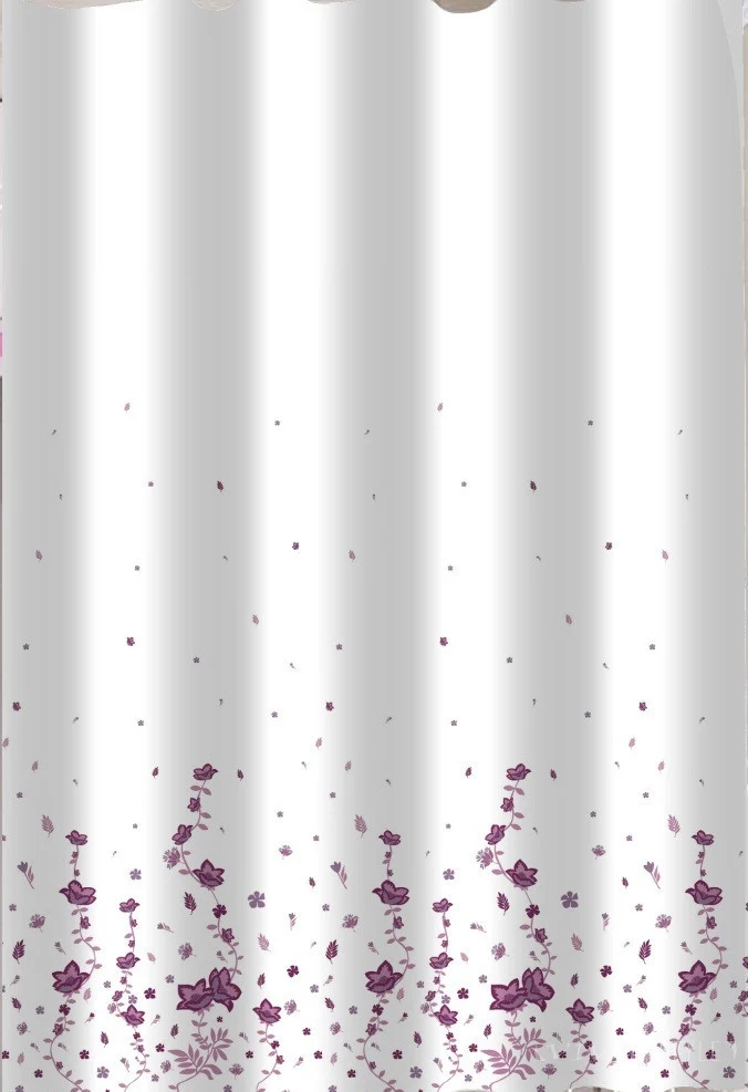 Zuhanyfüggöny - MINI FLOWERS - Impregnált textil - 180 x 200 cm