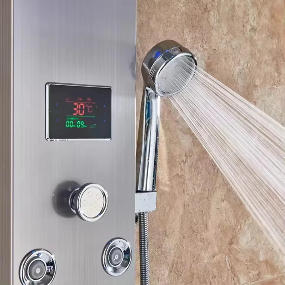 Aquapro hidromasszázs zuhanypanel króm