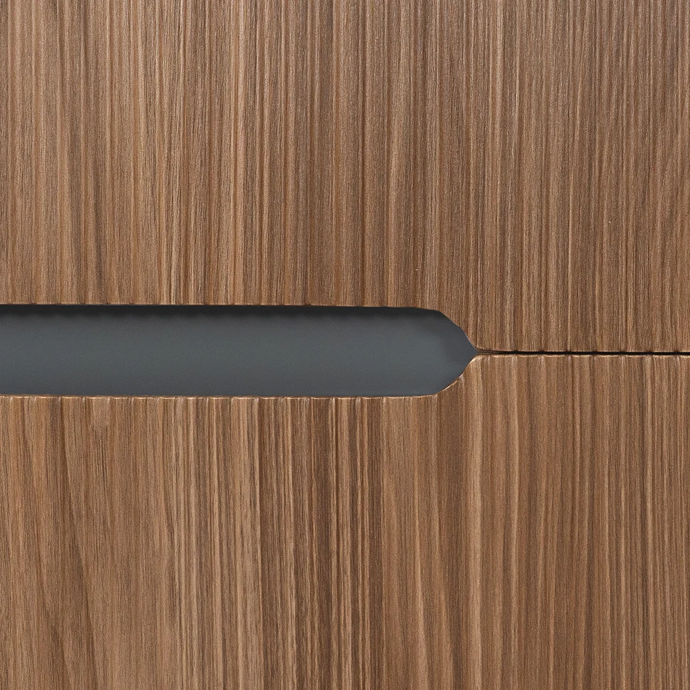 Trent Fürdőszobabútor 120 cm kerámia mosdóval tükörrel 60x120 cm antracit szürke-sunset tölgy
