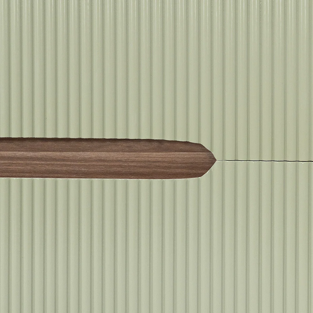 Trent Fürdőszobabútor 120 cm kerámia mosdóval tükörrel 60x120 cm sunset tölgy-olivazöld