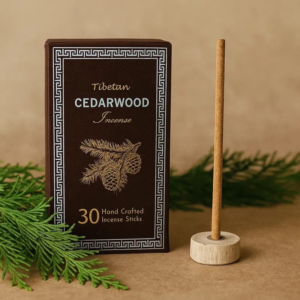 Cédrusfa Dhoop Füstölő Ajándékszett, 30 Szál