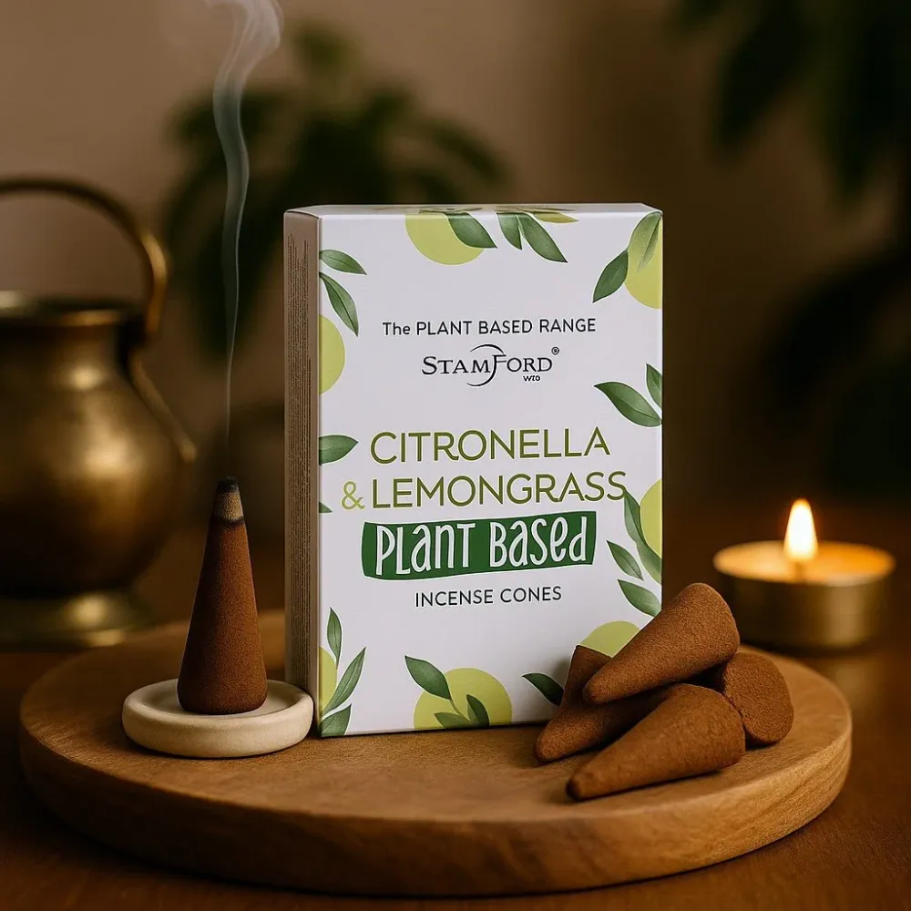 Citronella Citromfű Füstölő Kúpok Növényi Alapú 12 Kúp