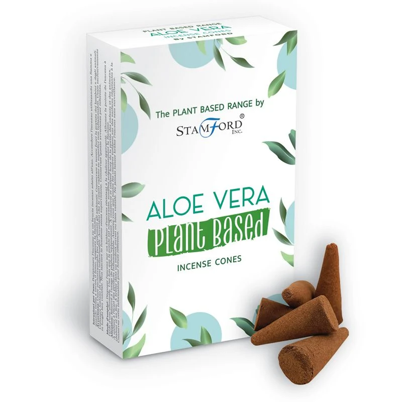 Növényi alapú füstölő kúpok – Aloe Vera 12 darabos csomag