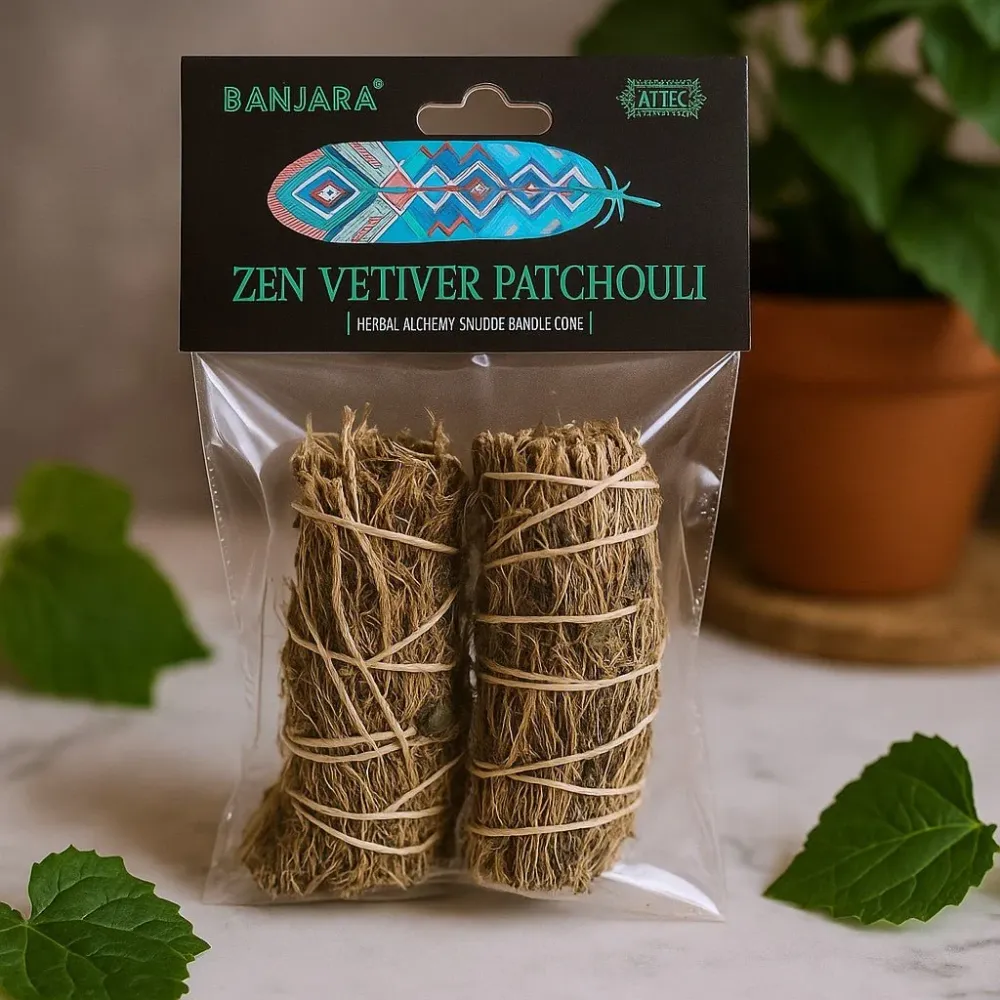 Füstölőpálcikák Vetiver Pacsuli Banjara