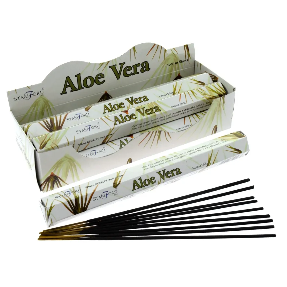 Aloe Vera füstölőpálcikák, 20 darab