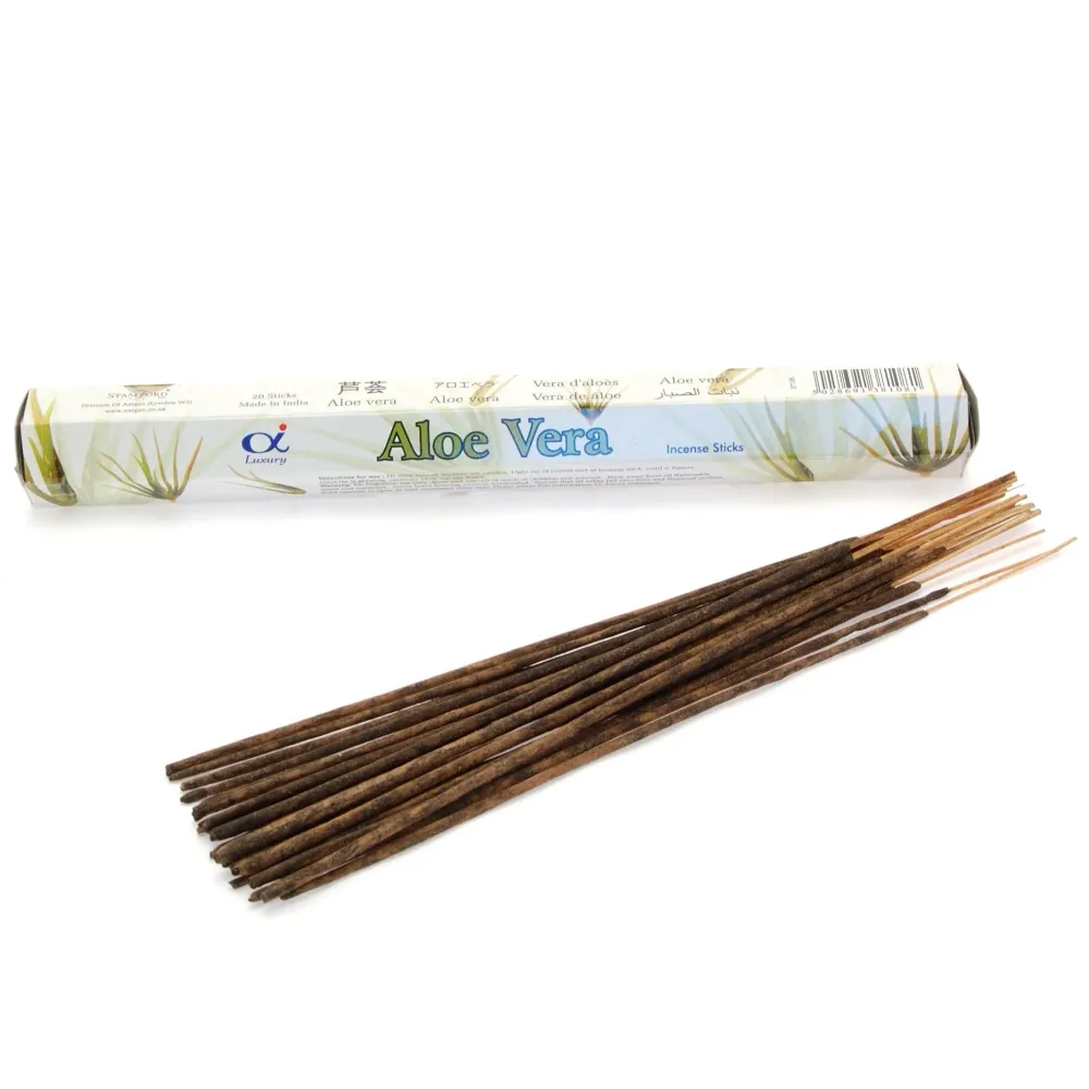 Aloe Vera füstölőpálcikák, 20 darab