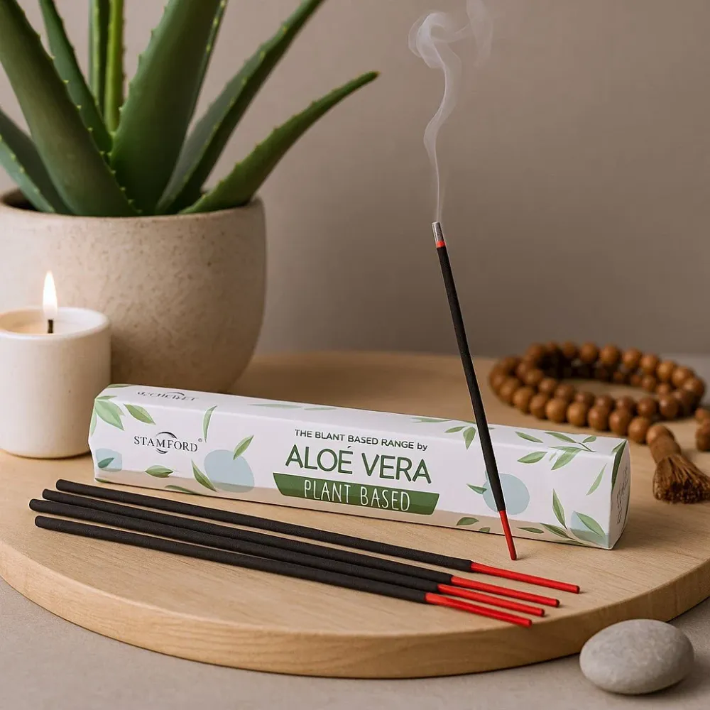 Aloe Vera Füstölőpálcikák Növényi Alapú Vegán