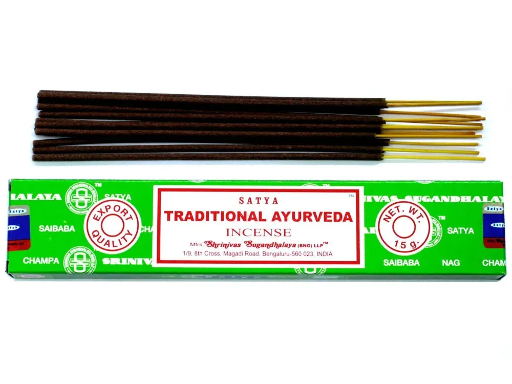 Ayurvédikus füstölőpálcikák 15g – Satya