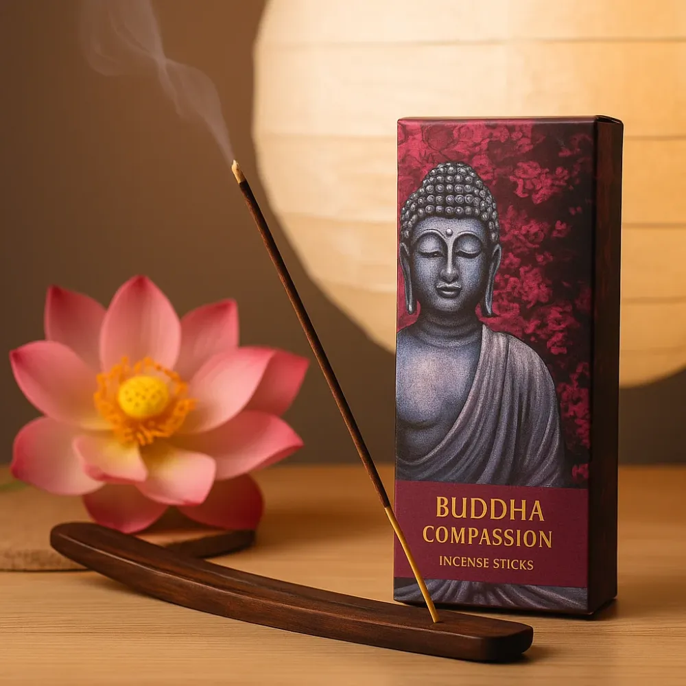 Banjara Buddha Együttérzés indiai füstölőpálcikák meditációhoz