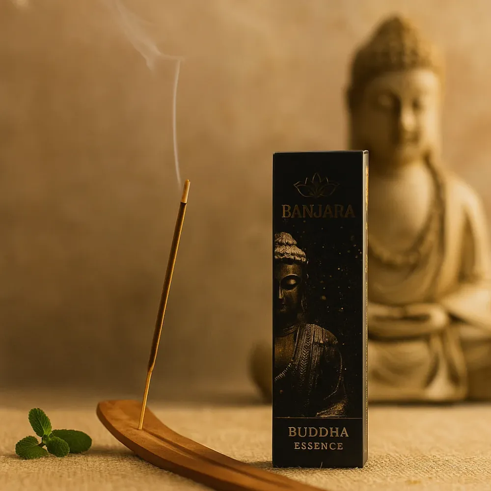 Banjara Buddha Esszencia Gyógynövényes Meditációs Füstölőpálcikák