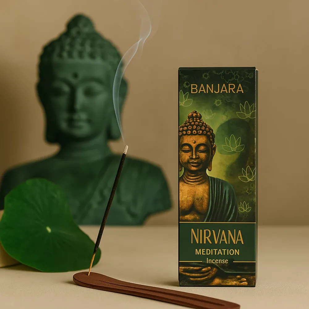 Banjara Buddha Nirvana természetes meditációs füstölőpálcikák
