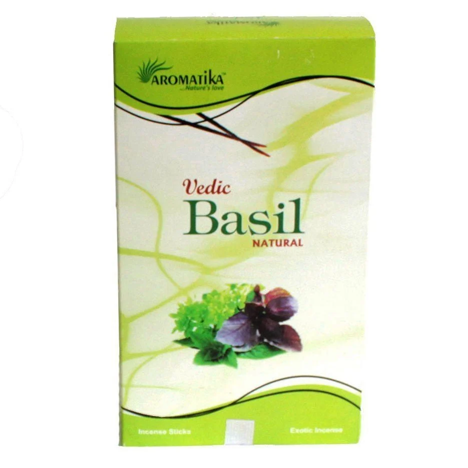 Bazsalikom Füstölőpálcikák Védikus Masala 12 darabos kiszerelés