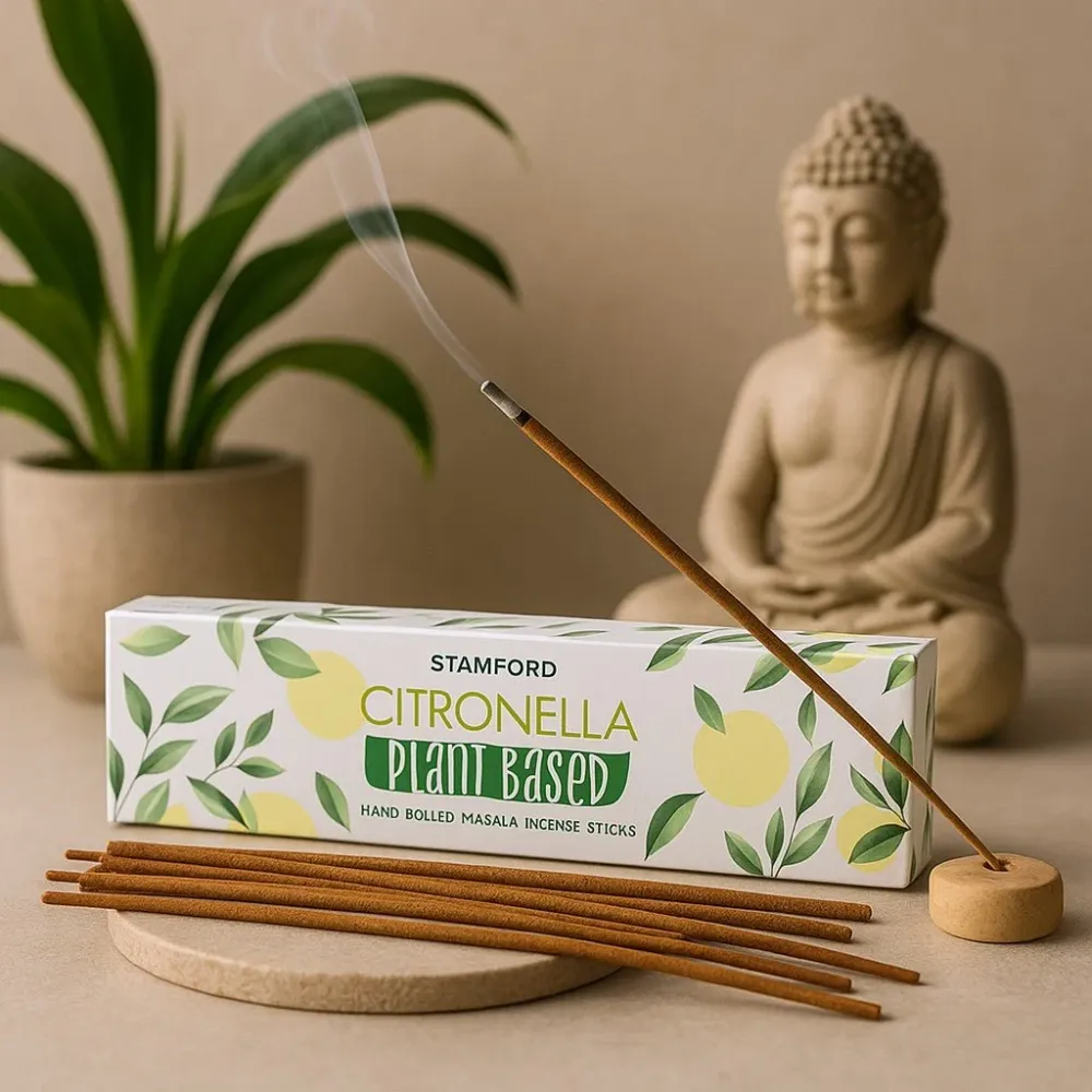 Citronella Masala füstölőpálcikák, növényi alapú