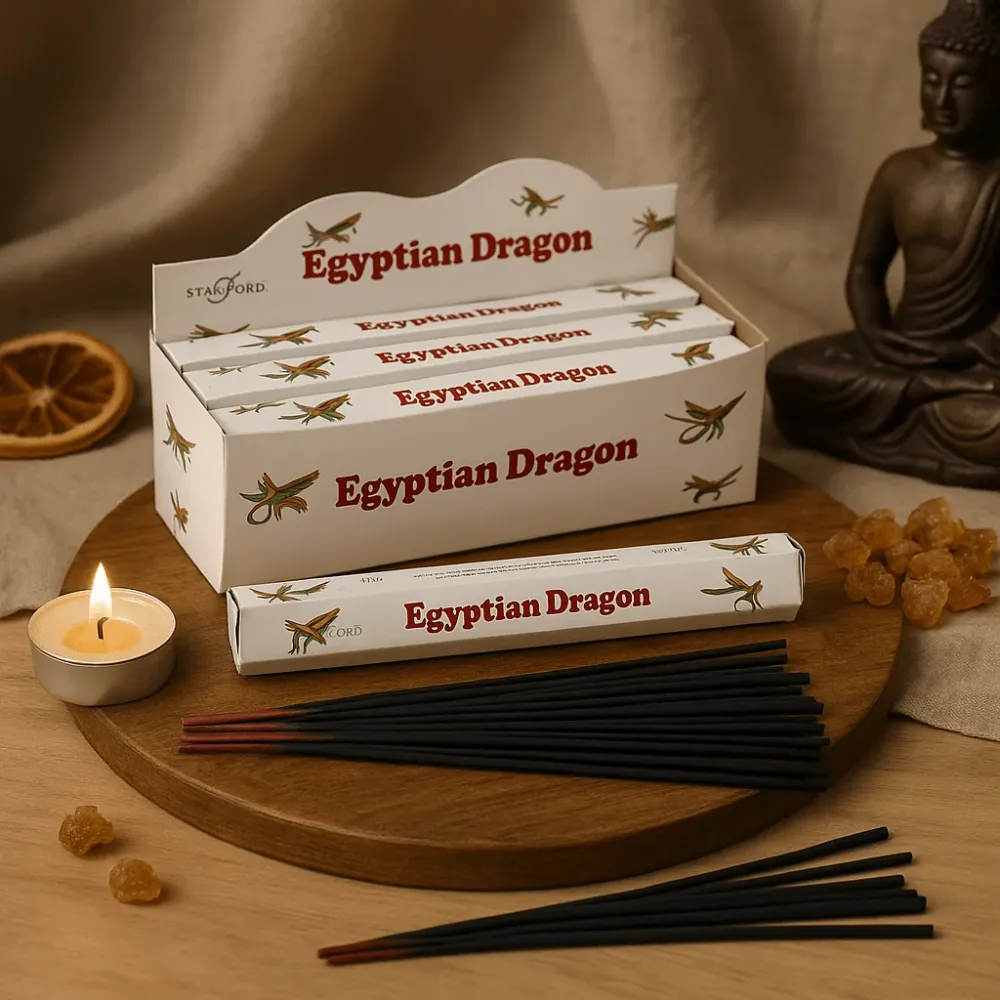 Egyiptomi Sárkány Füstölőpálcikák, 20 darab