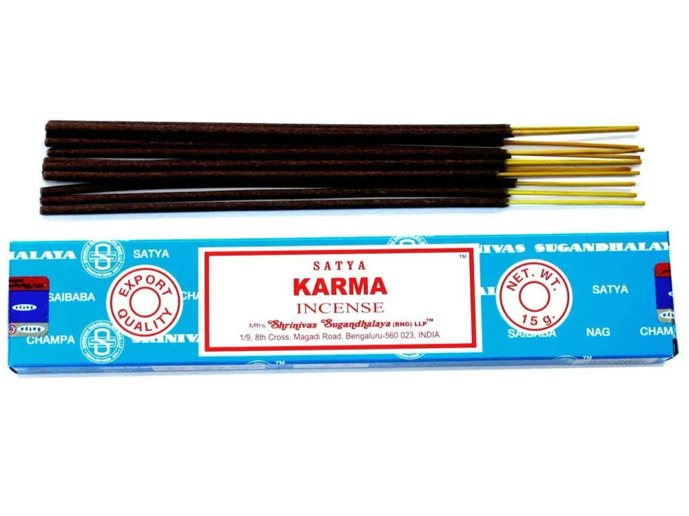 Füstölőpálcikák Karma 15g Satya