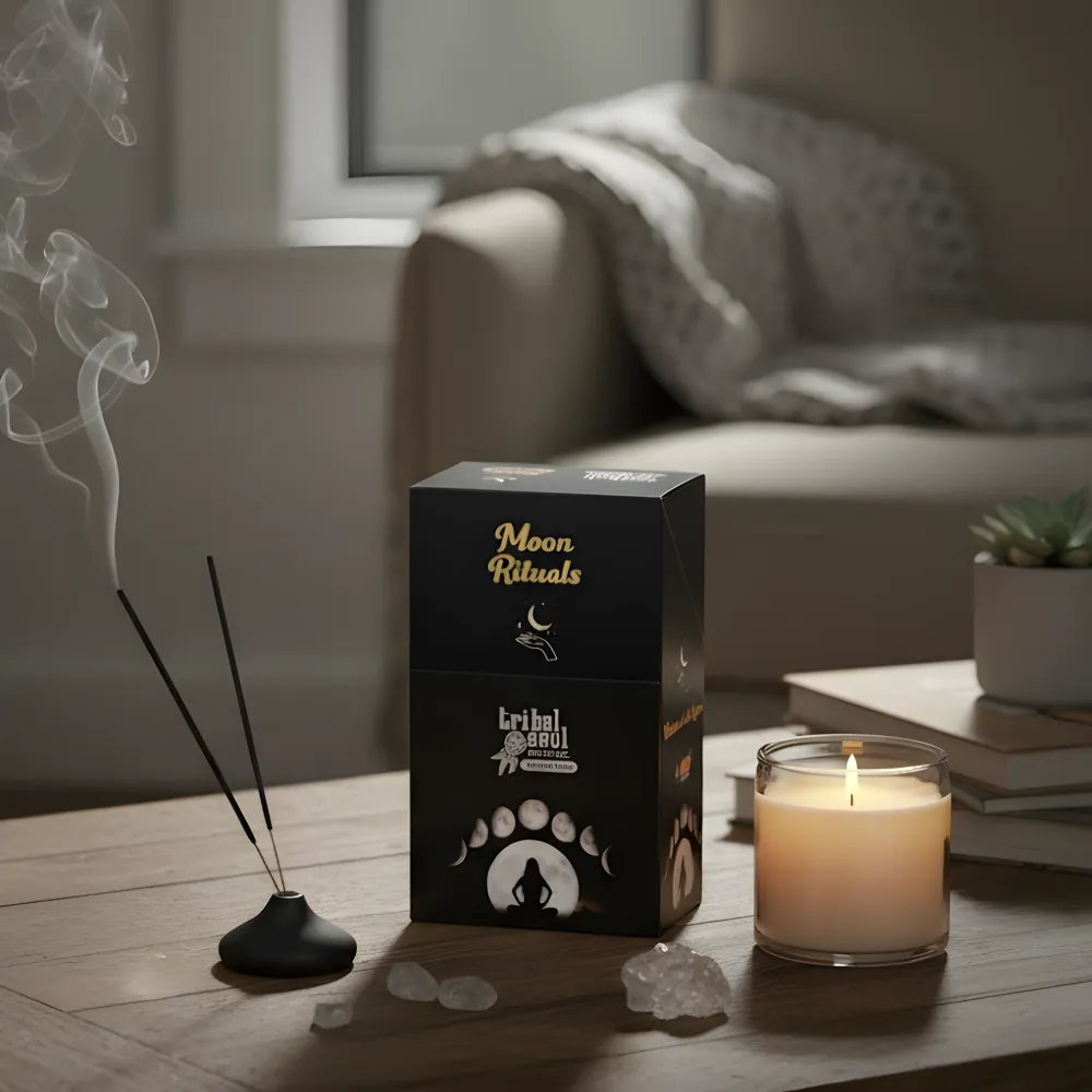 Füstölőpálcikák és tartó – Moon Ritual Tribal Soul