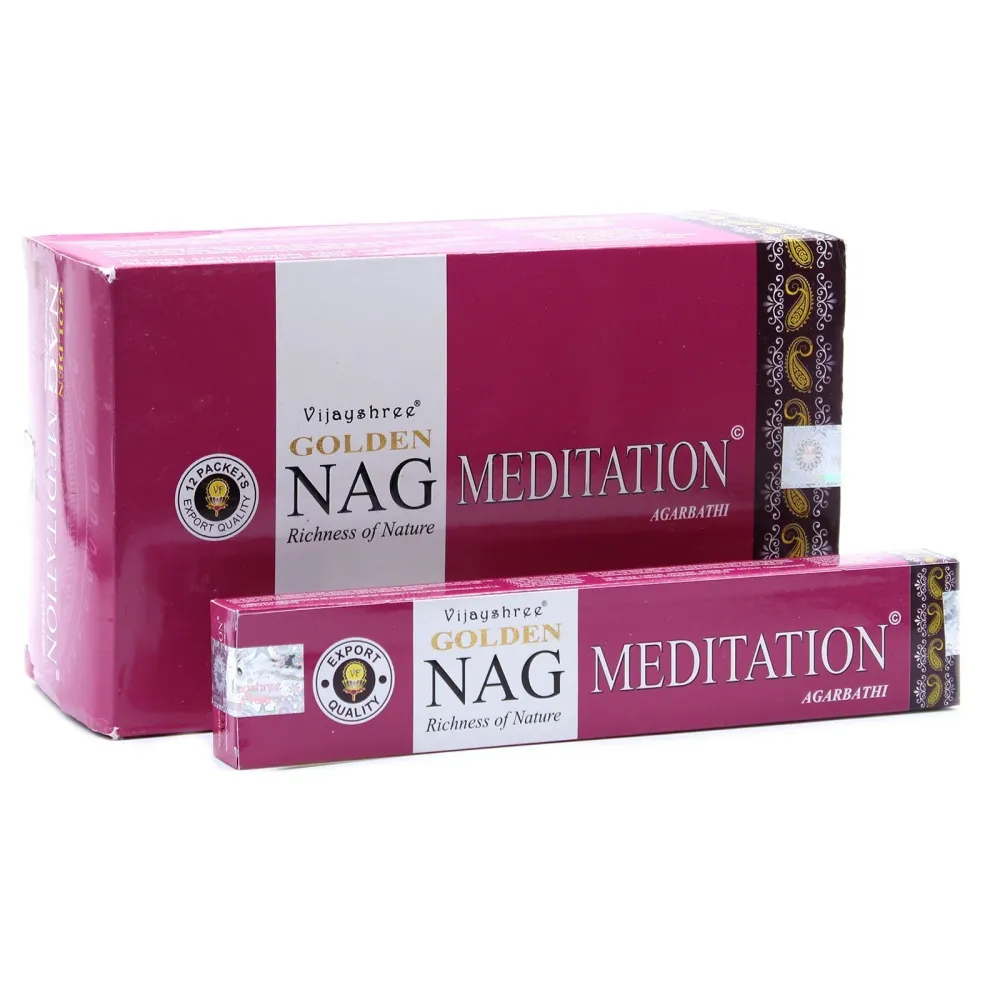 Meditációs füstölő 15g Arany Nag