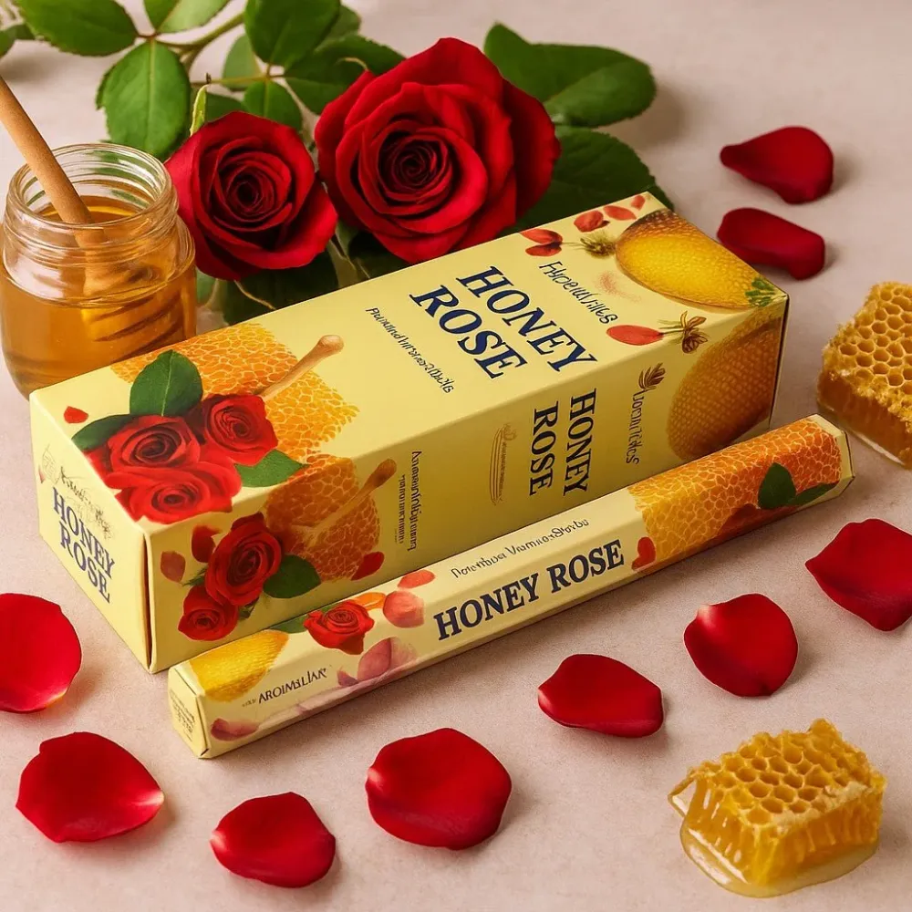 Mézes Rózsa Füstölő Szénmentes Hatszög Aromatika