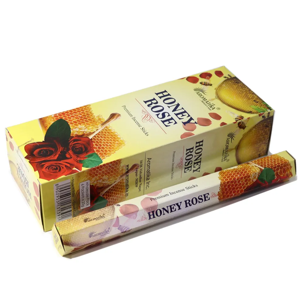 Mézes Rózsa Füstölő Szénmentes Hatszög Aromatika