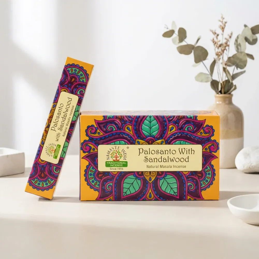 Namaste Mandala Masala Füstölő – Palo Santo szantálfával