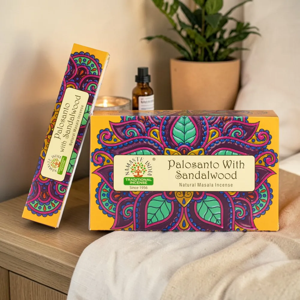 Namaste Mandala Masala Füstölő – Palo Santo szantálfával