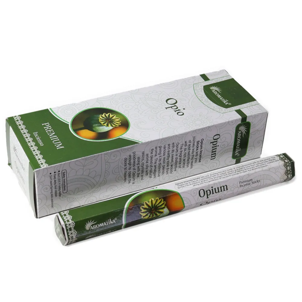 Opium füstölőpálcikák szénmentes hatszög Aromatika