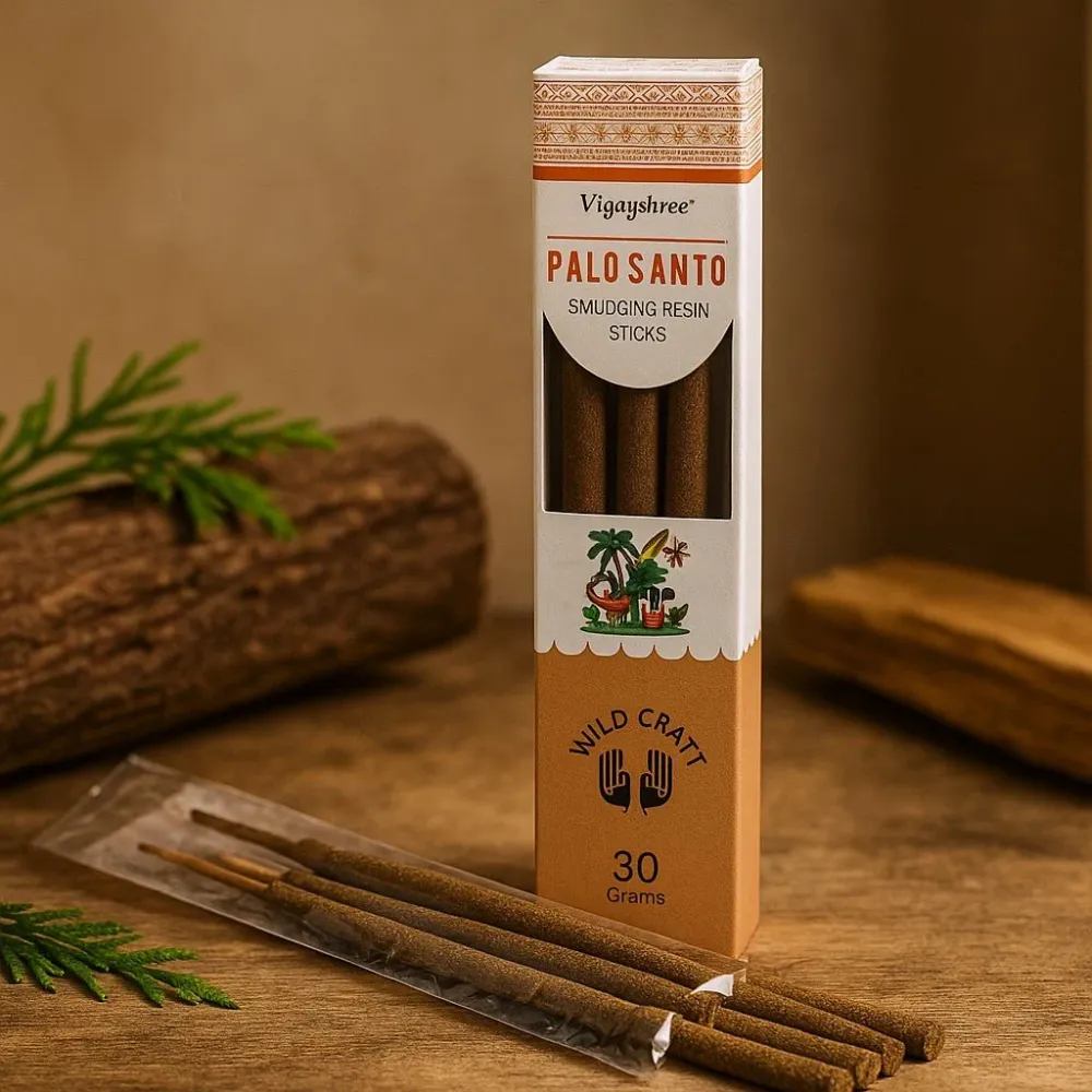 Palo Santo füstölő gyanta rudak 30g aranyszínű