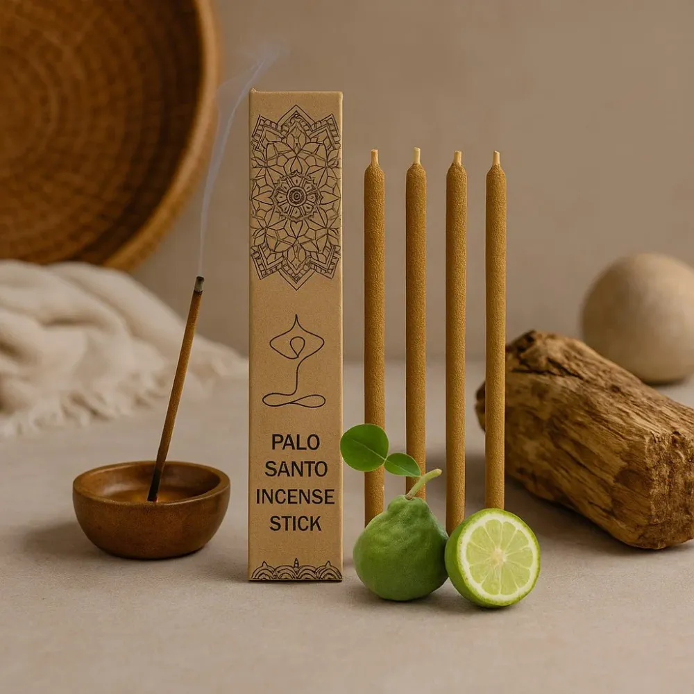 Palo Santo füstölőpálcikák Bergamot Nagy 4 pálcika