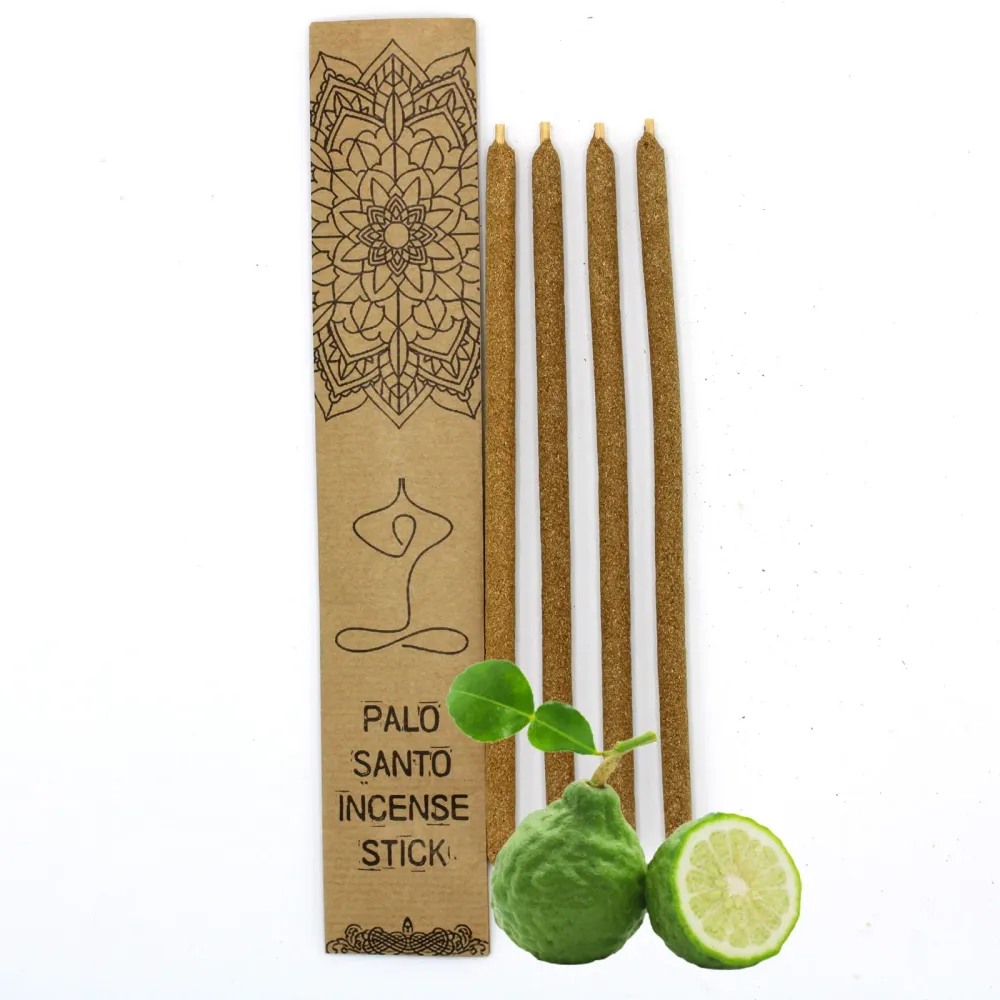 Palo Santo füstölőpálcikák Bergamot Nagy 4 pálcika