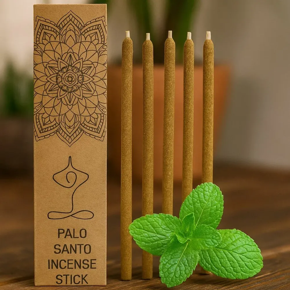 Palo Santo füstölőpálcikák menta nagy 4 darabos csomag