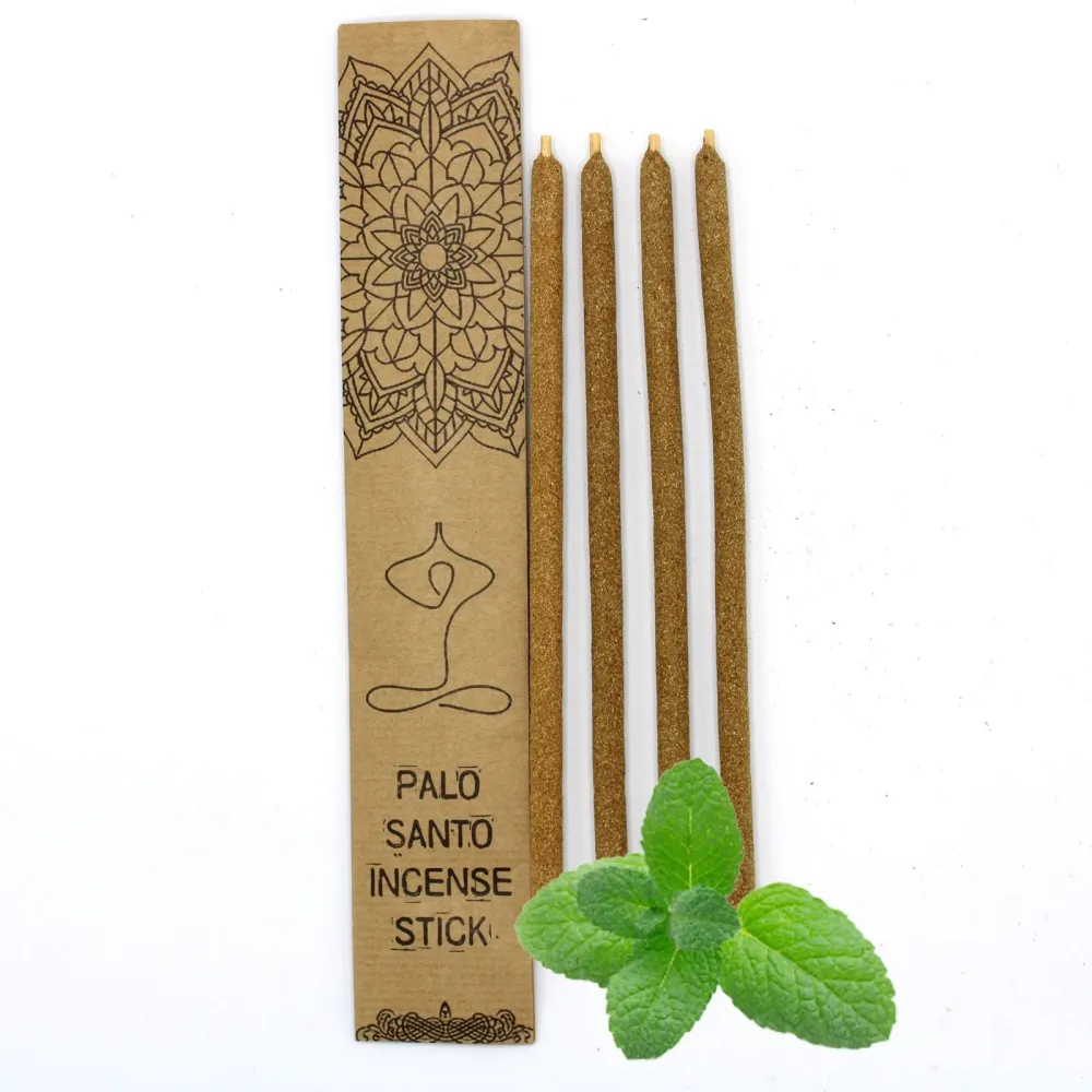 Palo Santo füstölőpálcikák menta nagy 4 darabos csomag