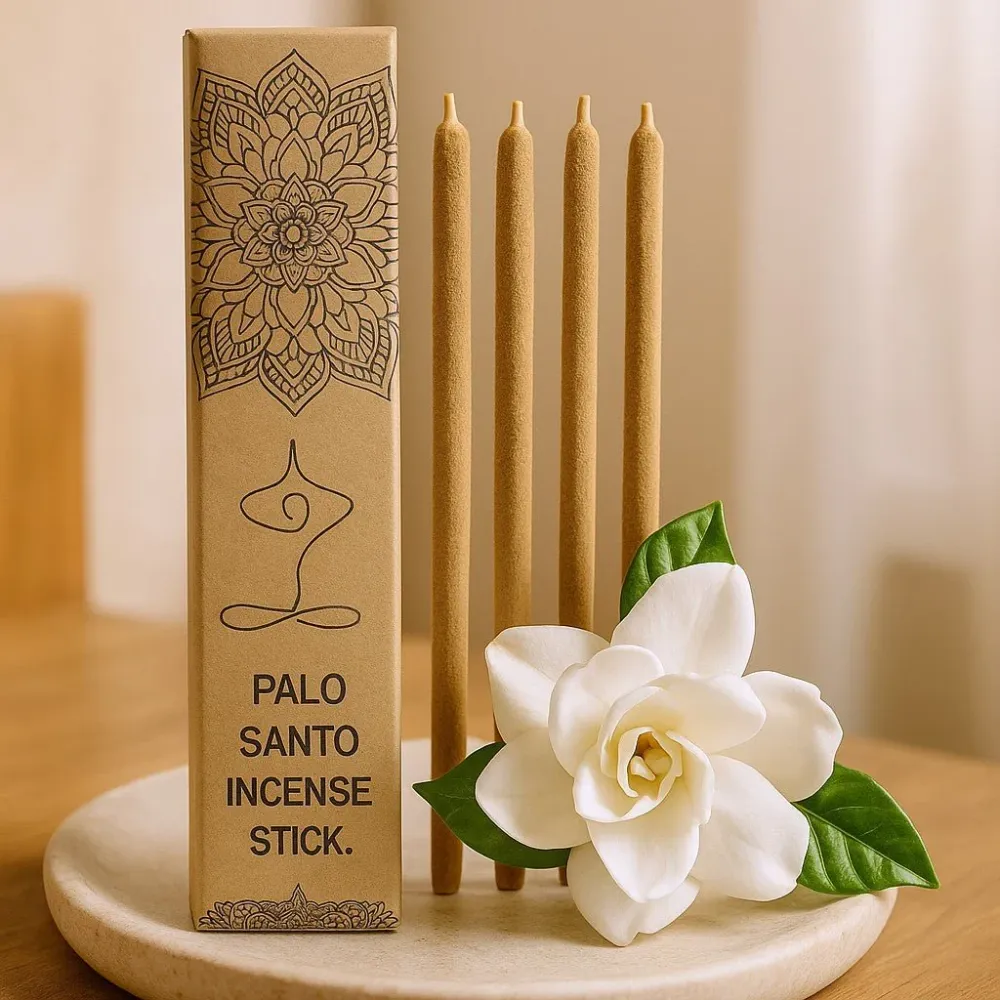 Palo Santo nagy füstölőpálcikák gardénia 4 pálcika