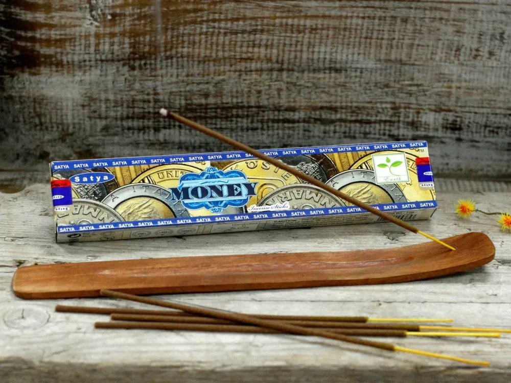 Pénz Füstölőpálcikák 15g Satya