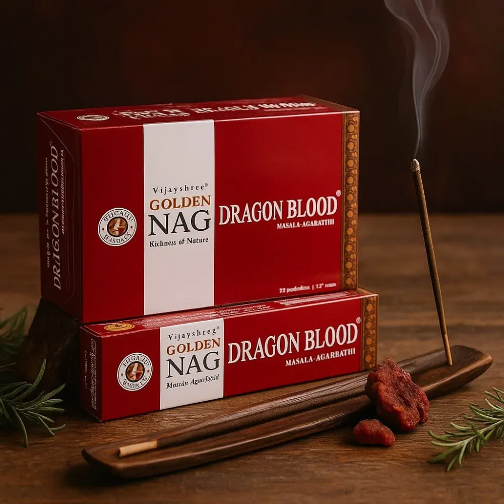 Sárkányvér Füstölőpálcikák 15g Golden Nag